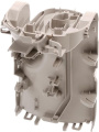 Housing Part - 11050609 Housing Part Front Panel With Light Guide Dark Cream [Bosch Siemens]